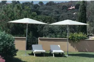 single pole resistant to wind umbrella