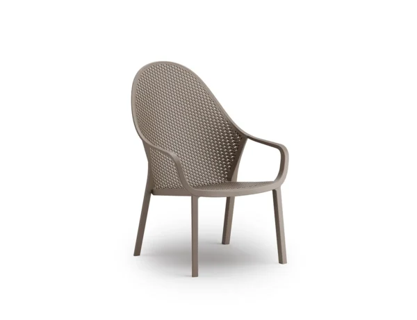 Janet Outdoor Lounge Chair Taupe