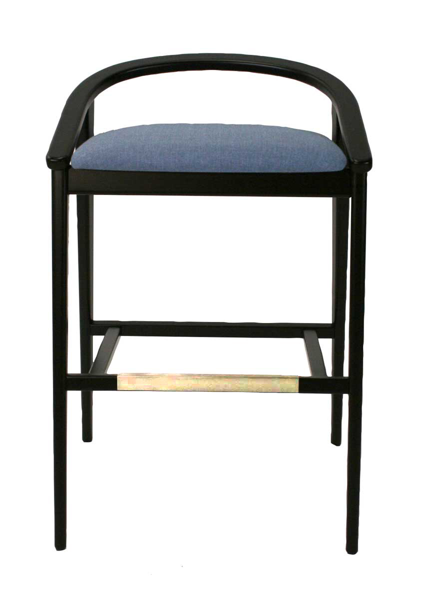 Finley Barstool with Wood Back - Image 5