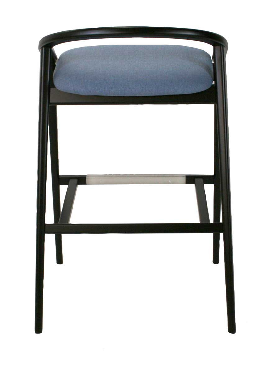 Finley Barstool with Wood Back - Image 4