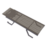 Dark Gray Frame and Taupe Seat
